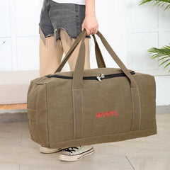 Stylish and Functional Canvas Backpack for Adventurous Travelers with Large Storage Capacity