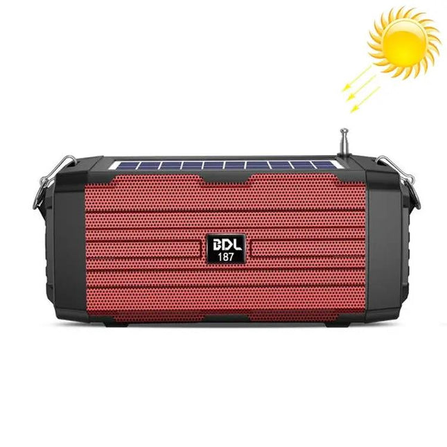 BDL-187 Solar Bluetooth Speaker With LED Light, FM