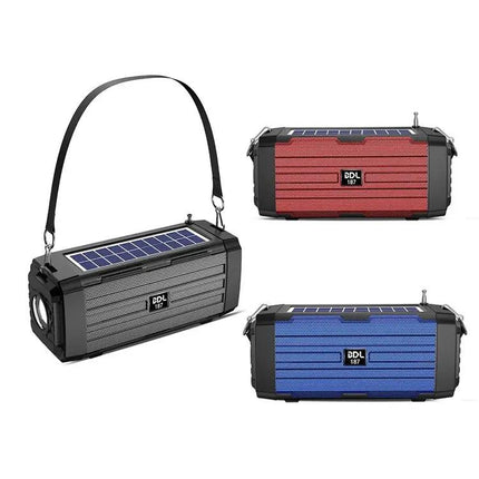 BDL-187 Solar Bluetooth Speaker With LED Light, FM