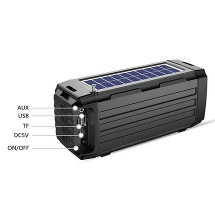 BDL-187 Solar Bluetooth Speaker With LED Light, FM