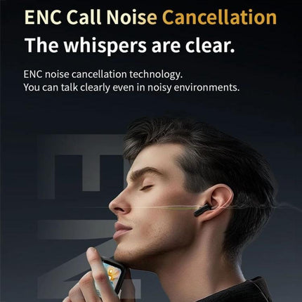 Wireless Bluetooth Earphones With Touchscreen Case For Commuting featuring ENC call noise cancellation for clear remote calls