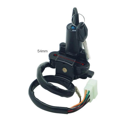 Ignition Switch Lock for Motorcycles, Aluminum Body replacement for Kawasaki ZXR400 ZZR400 ZZR600 with keys and wiring harness