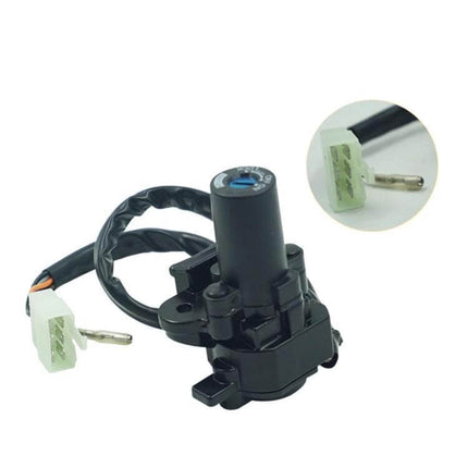 Ignition Switch Lock for Motorcycles, Aluminum Body replacement for Kawasaki ZXR400 ZZR400 ZZR600 with wiring harness