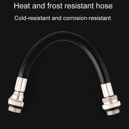 Mini Portable Bicycle Pump For Bikes On The Go Everyday - Compact aluminum alloy pump with heat and frost resistant hose for quick on-the-go inflation