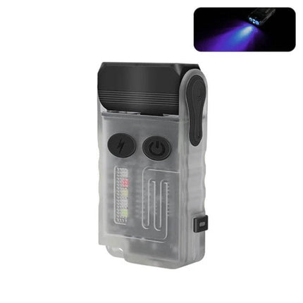 Portable Keychain Light Rechargeable For Everyday Carry compact rechargeable keychain with 1000 lumens, multi-color side LEDs, USB-C charging