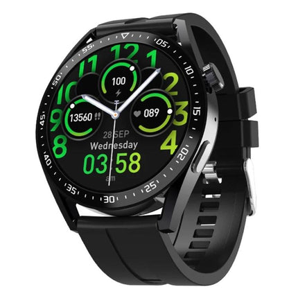 Essential Smart Watch for Everyday Health Monitoring showing 1.39-inch round TFT screen, heart rate, steps and notification-ready modern black smartwatch