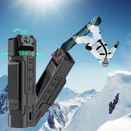 Compact Wearable Sports Camera for Action and Daily Use - clip-on wide-angle hands-free camera for hiking, workouts, and snowboarding