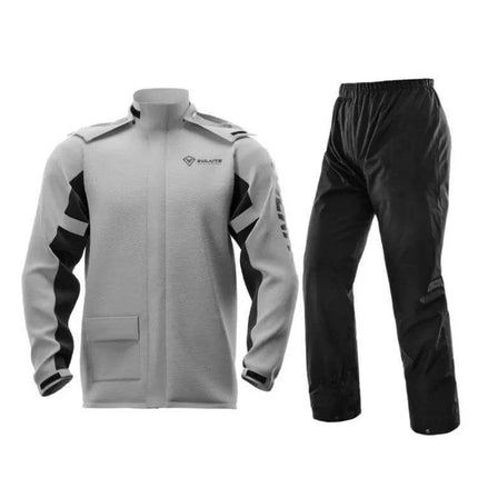 SULAITE Full-Body Motorcycle Raincoat, Breathable Waterproof, M-XXXL — waterproof jacket and pants set in compact, breathable TPU polyester for riders