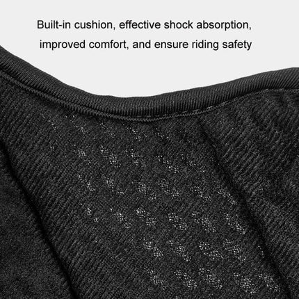 SULAITE Cycling Breathable Knee and Elbow Pad Set for Outdoor Rides close-up of breathable 3D mesh honeycomb ventilation and built-in EVA cushioning
