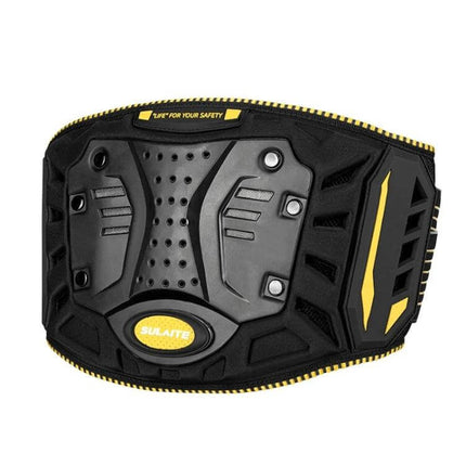 Sulaite Motorcycle Riding Breathable Anti Fall Belt Red waist protector with PP anti-fall shell and breathable shock-absorption design