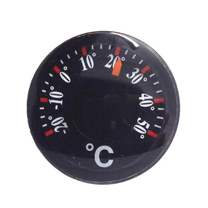 Versatile Plastic Thermometer for Everyday Home and Travel Use - compact round plastic dial thermometer showing 0–50°C range