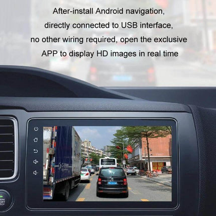 Car Dash Cam with HD Night Vision and Loop Recording Feature mounted showing 170-degree daytime road view on in-dash screen