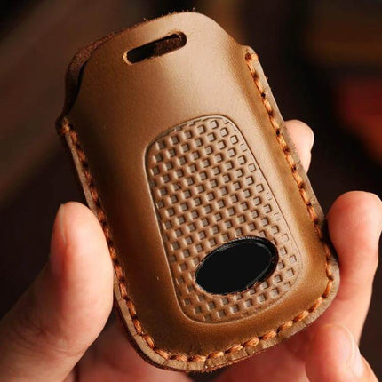Kymco Motorcycle Remote Key Bag For Smart Key Case durable cowhide S350 protective slim leather cover