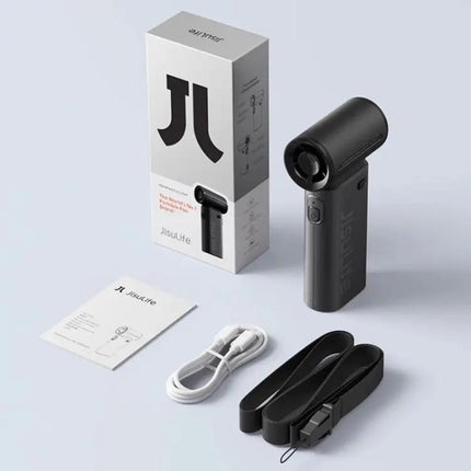 JisuLife Life9 Rechargeable Handheld Fan for On-the-Go Cooling | Syndmart