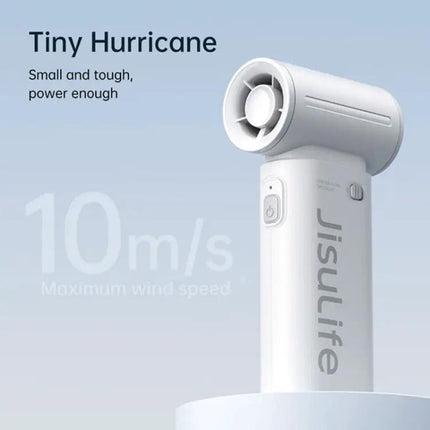 JisuLife Life9 Rechargeable Handheld Fan for On-the-Go Cooling | Syndmart