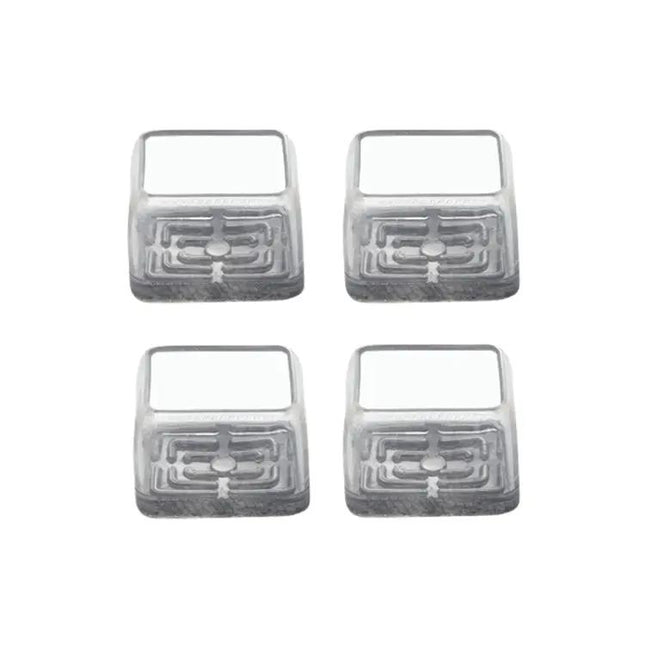 Table And Chair Leg Covers 4-Piece Set Transparent
