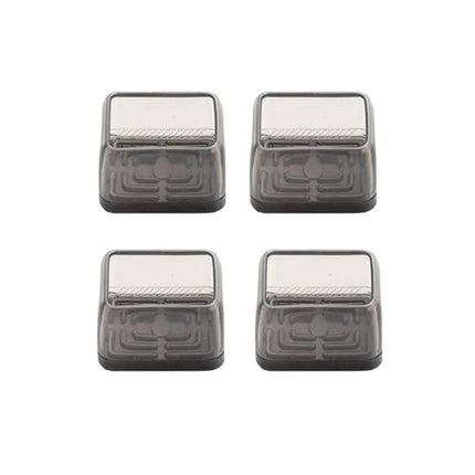 Table And Chair Leg Covers 4-Piece Set Transparent