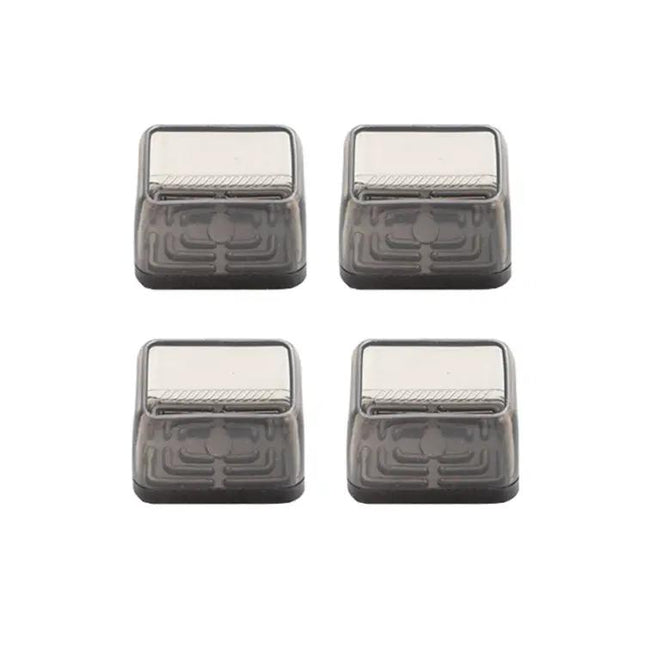 Table And Chair Leg Covers 4-Piece Set Transparent