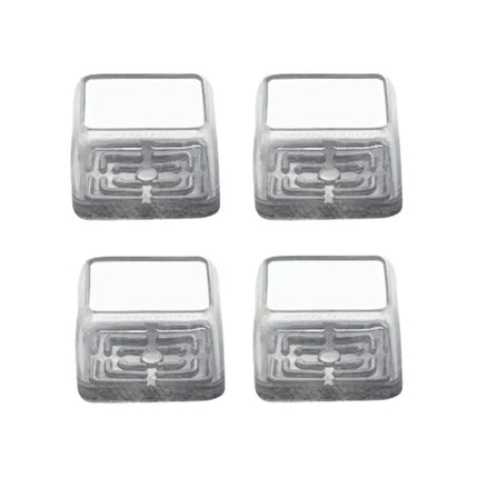 Table And Chair Leg Covers 4-Piece Set Transparent