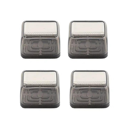 Table And Chair Leg Covers 4-Piece Set Transparent