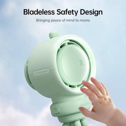 Ventilateur sans pales JisuLife pour poussette, pour un rafraîchissement et une circulation d'air portables
