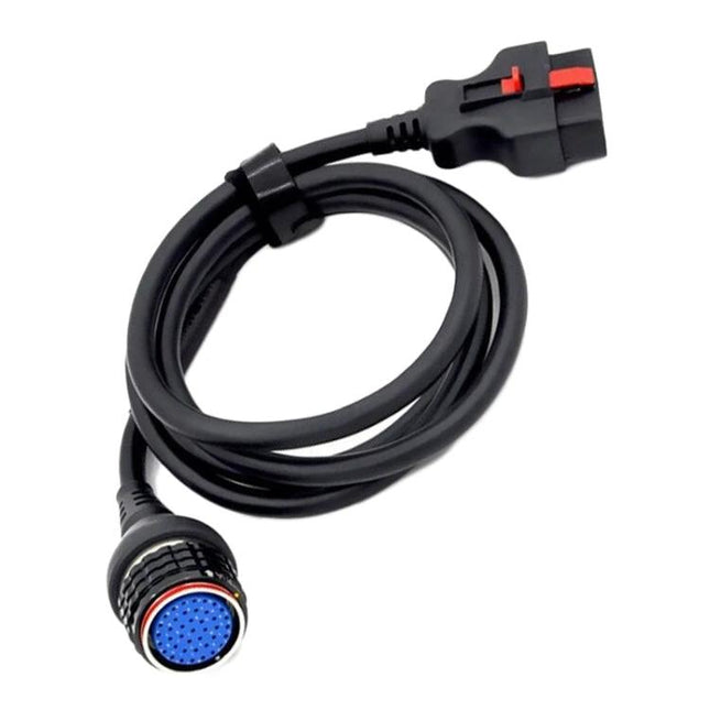 Reliable Cable for Mercedes-Benz Car Diagnostics and Maintenance - durable OBD2 diagnostic cable with ABS shell, plug and socket for home vehicle system checks