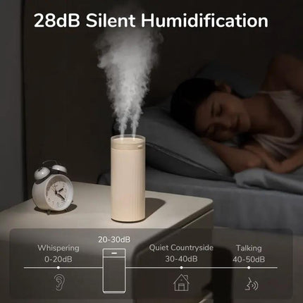 JisuLife Desktop Humidifier For Home And Office Brown
