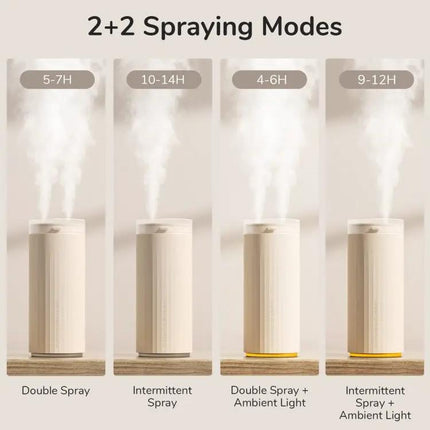 JisuLife Desktop Humidifier For Home And Office Brown