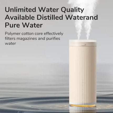 JisuLife Desktop Humidifier For Home And Office Brown