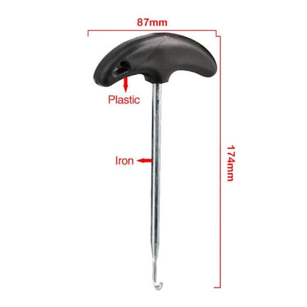 Exhaust Pipe Spring Hook 174mm For Removing Exhaust Springs - plastic handle stainless steel 174mm tool with 87mm reach