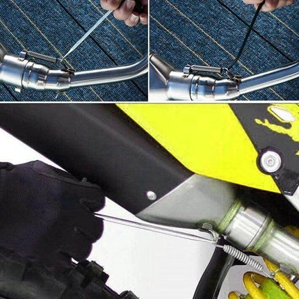 Exhaust Pipe Spring Hook 174mm For Removing Exhaust Springs – stainless steel hook with plastic handle removing exhaust springs in tight engine bays