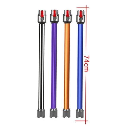 74cm Metal Extension Pole for Dyson V10 and V12 Vacuums - metal replacement extension in multiple colors for high-reach cleaning