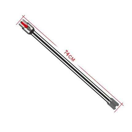 74cm Metal Extension Pole for Dyson V10 and V12 Vacuums - durable metal extension for high ceilings and hard-to-reach spots