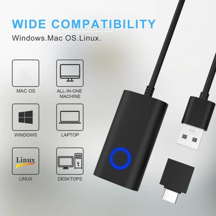 Virtual Mouse for Preventing Computer Hibernation Device USB dongle showing wide compatibility with Windows Mac OS Linux