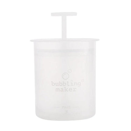 Portable Foaming Cup for Daily Skincare and Travel Use - translucent hand-pump foam maker for quick facial cleansing