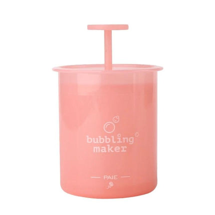 Portable Foaming Cup for Daily Skincare and Travel Use - pink portable bubbling maker for quick rich foam on the go
