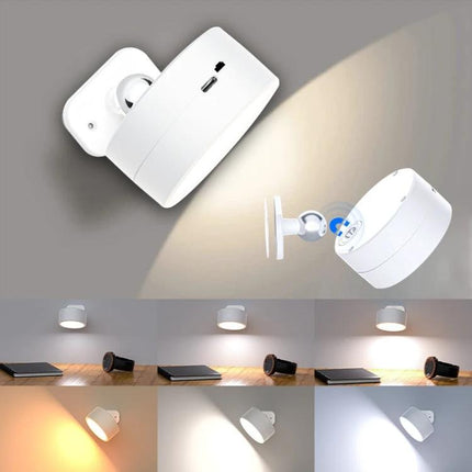 A Magnetic LED Light for Home Cabinets and Night Use - adjustable magnetic bedside and cabinet lighting, soft glare-free illumination