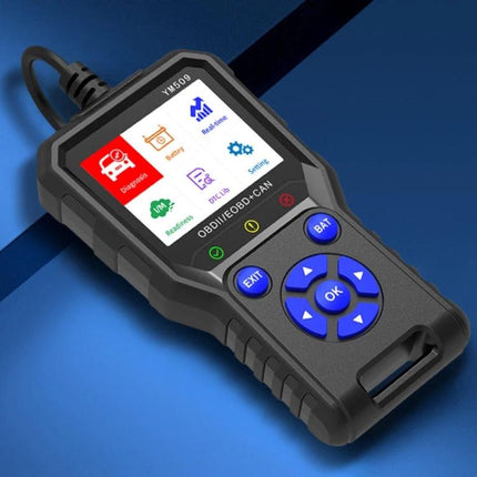 Practical Tool for Daily Car Maintenance and Roadside Checks OBD2 scanner with color screen and navigation buttons for quick engine diagnostics