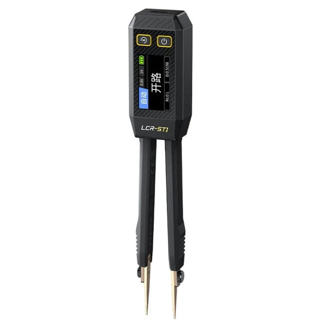 FNIRSI Digital Tweezers for Component Resistance and Capacitance Testing handheld LCR tweezers measuring resistors and capacitors