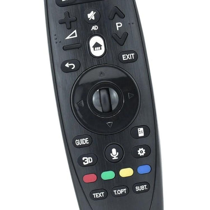 Universal Replacement Remote for LG Smart Televisions black ABS remote with navigation wheel and shortcut buttons