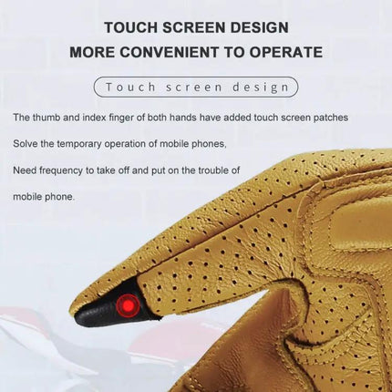 Motorcycle Riding Gloves Anti Fall Full Finger Breathable