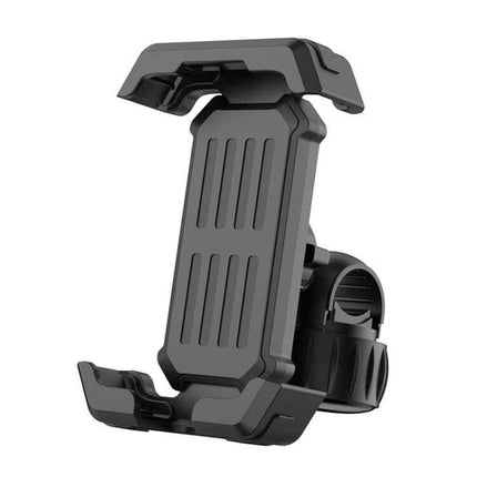 Motorcycle Bicycle Riding Navigation Cell Phone Holder for Handlebar - durable ABS PC handlebar mount with 360° rotation and one-handed operation