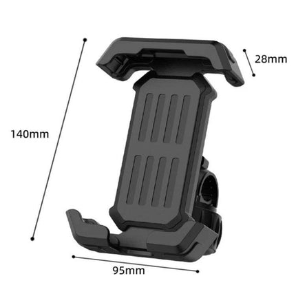 Motorcycle Bicycle Riding Navigation Cell Phone Holder for Handlebar durable ABS PC mount 360° rotation one-handed operation