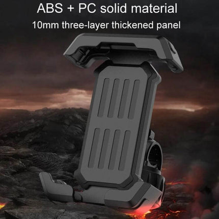 Motorcycle Bicycle Riding Navigation Cell Phone Holder for Handlebar ABS+PC durable 360° rotation mount for motorcycles and bicycles