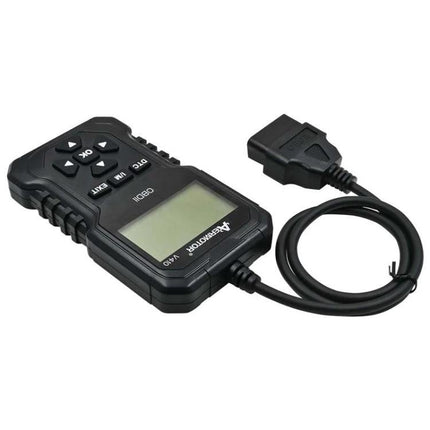 AERMOTOR Tool for Daily Car Maintenance and Troubleshooting handheld OBD2 scanner with cable and display for checking engine lights