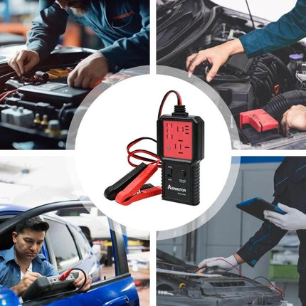 Versatile Tool for Testing Car Relays in Daily Maintenance - compact relay tester with battery clips for lights wipers starters