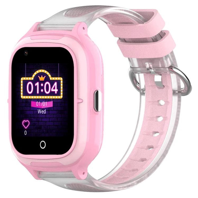 Essential Watch for Monitoring Kids in Everyday Situations - pink kids GPS smartwatch with real-time tracking and call features