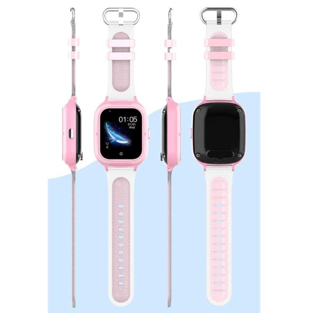 Essential Watch for Monitoring Kids in Everyday Situations - pink GPS kids smartwatch with app tracking and communication for school drop-offs and playdates