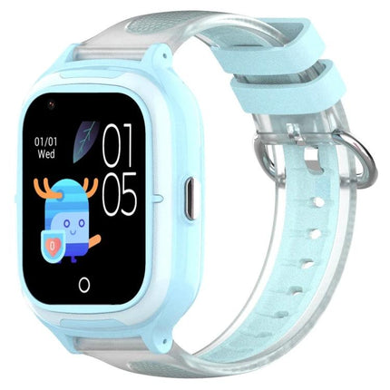 Essential Watch for Monitoring Kids in Everyday Situations - light blue kids GPS smartwatch with real-time tracking and communication