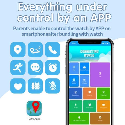 Essential Watch for Monitoring Kids in Everyday Situations - smartphone app interface showing real-time GPS, safety zones and call icons